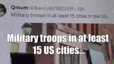 Military Troops In At Least 15 Cities - Military Now Deploying Inside Of America!