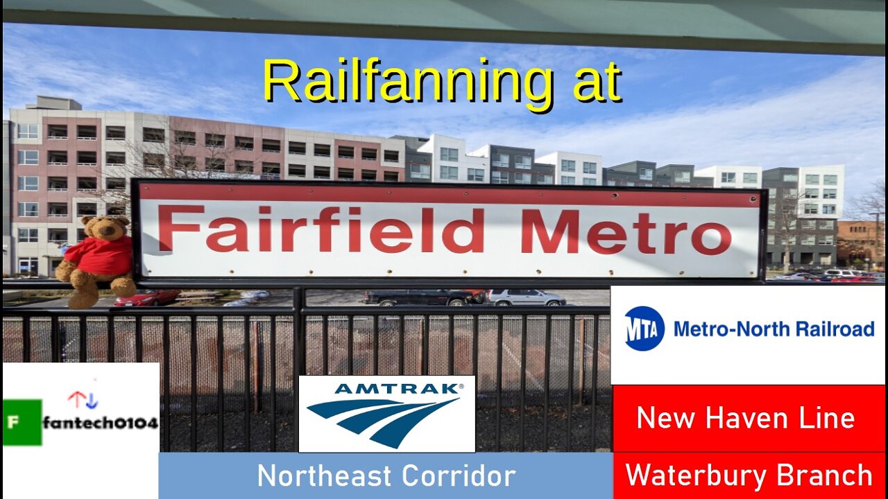 Railfanning at Fairfield Metro on the New Haven Line: Featuring Waterbury Diesel Train Deadheads