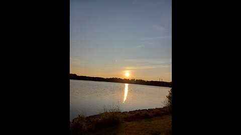 Beautiful Barth Pond at Sunset