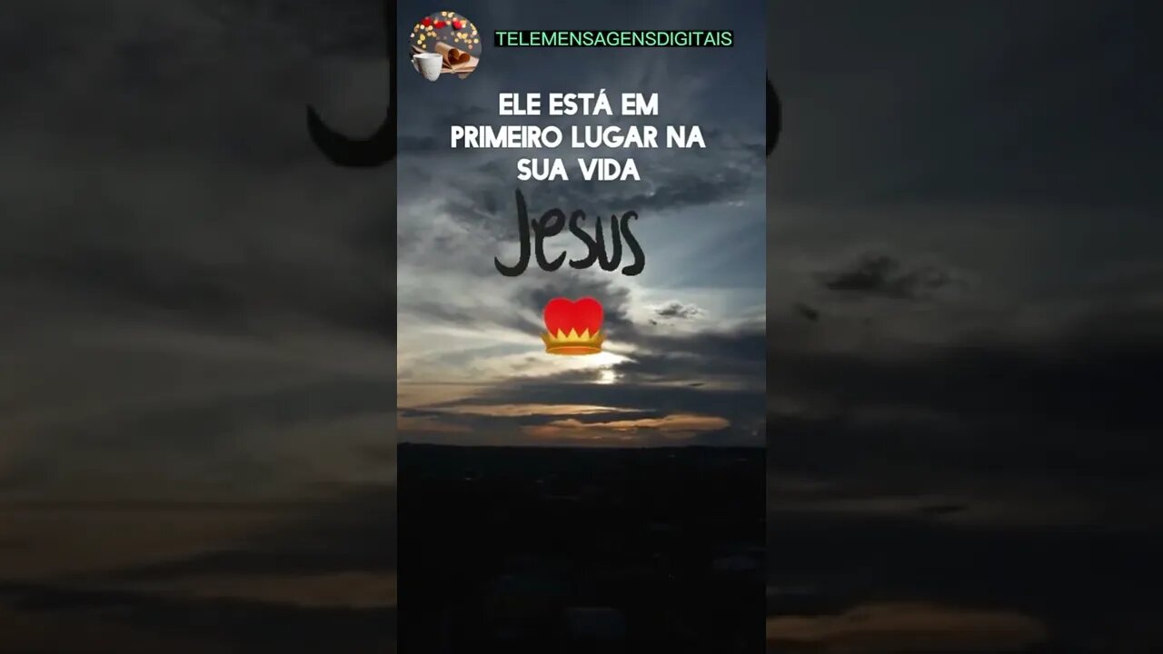 COLOQUE DEUS EM PRIMEIRO LUGAR EM SUA VIDA! EVEJA OQUE ELE TÊM PRA VOCÊ#Shorts