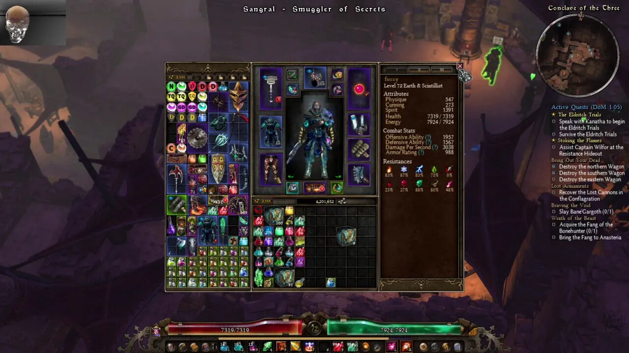 2021 Grim Dawn Sparks Build Dawn of Masteries 11