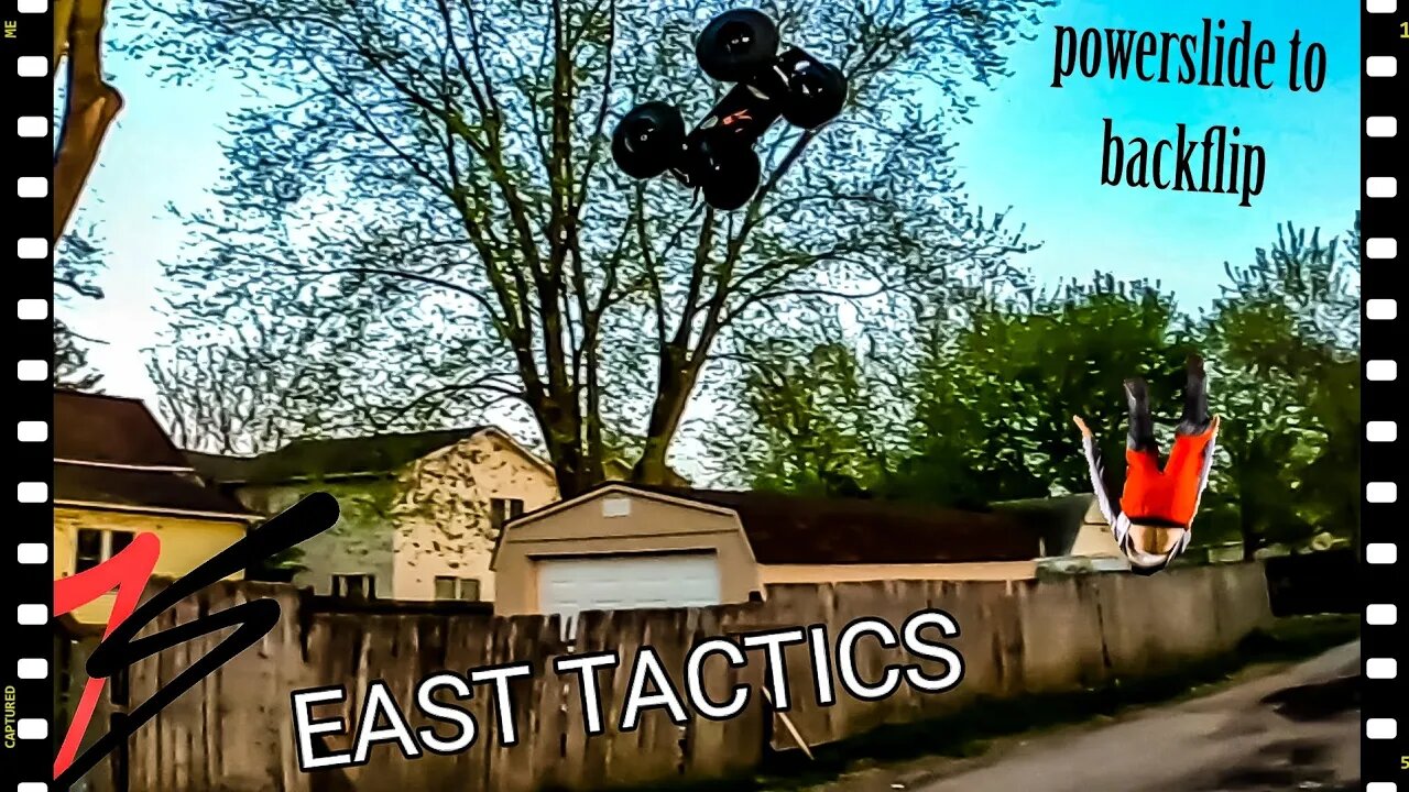 @EastTactics April powerslide to a backflip ARRMA OUTCAST 6S