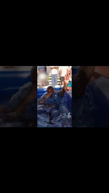 MAN BAPTIZED IN PRISON JESUS IS LORD!