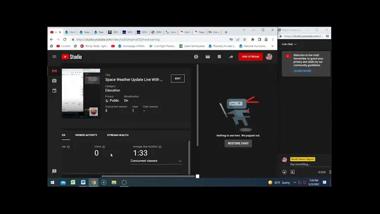 Space Weather Update Live With World News Report Today May 23rd 2022!