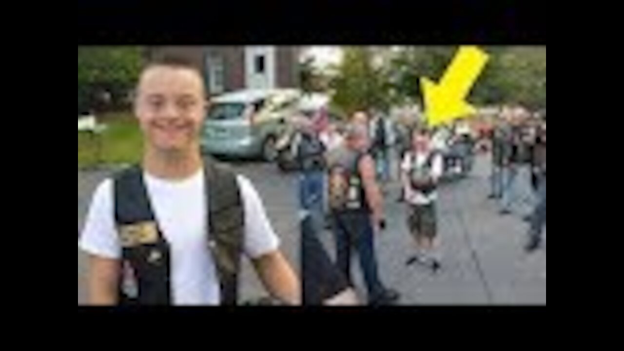 His Parents Were Worried About His First Day At School… Until Some Unlikely Friends Showed Up