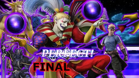 Kefka enters CRYSTAL ENCRUSTED CHELONIAN: PITCH FINAL BOSS / Final Fantasy: Dissidia Opera Omnia