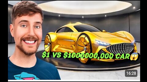 $1 vs $10000000,000 Car😱