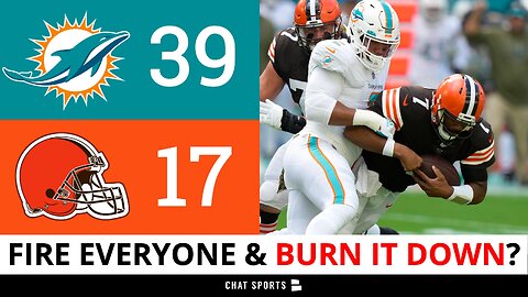 FIRE EVERYONE! Browns vs Dolphins Postgame After Loss