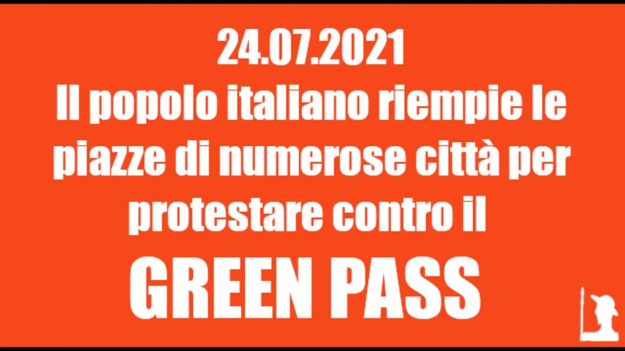 Da tutta Italia un solo grido: NO GREEN PASS