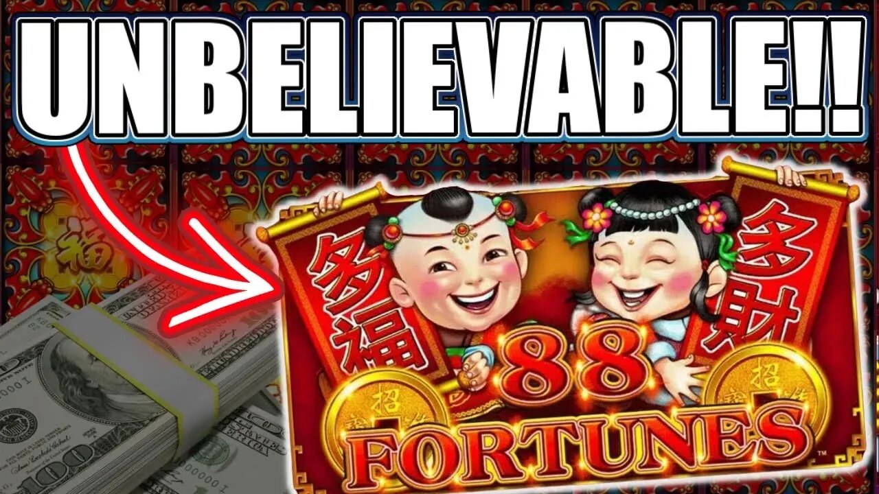 THE BEST JACKPOTS ALWAYS HAPPEN ON MAX BET! ☆ HIGH LIMIT 88 FORTUNES!