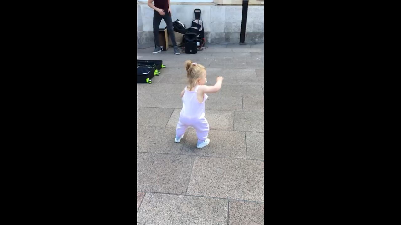 Making the Macarena Dance Her Own | Busker