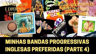 MINHAS 20 BANDAS INGLESAS PREFERIDAS (Parte 4) | ROCK PROGRESSIVO E EXPERIÊNCIA ESTÉTICA