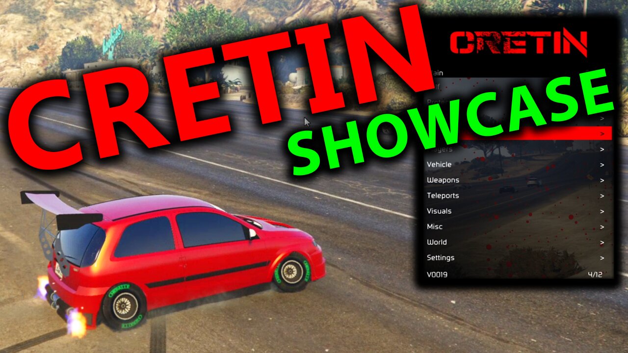 CHEAPEST GTA MOD MENU | CRETIN MOD MENU GTA ONLINE