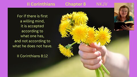 II Corinthians 8 : 04/24/24