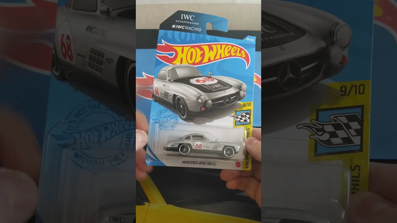 Hot Wheels Mercedes 300 SL Miniatura patrocinada pela IWC sensacional #shorts