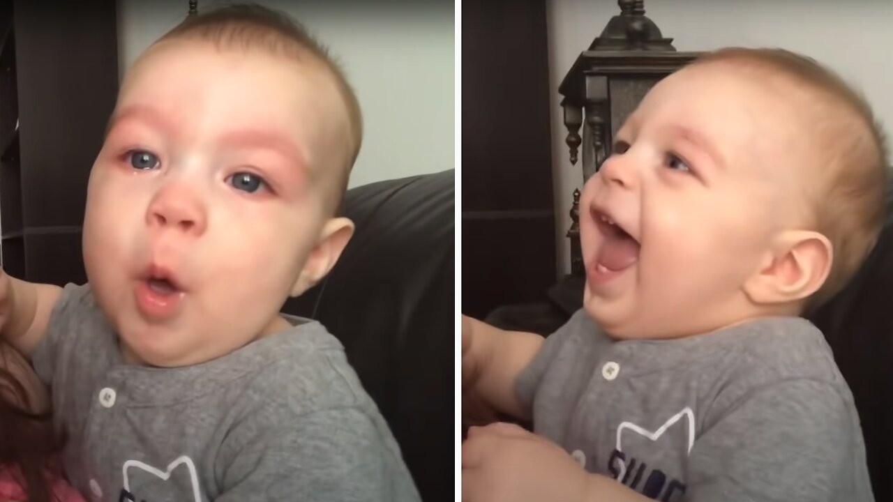 Baby Gets Emotional When Mom Sings