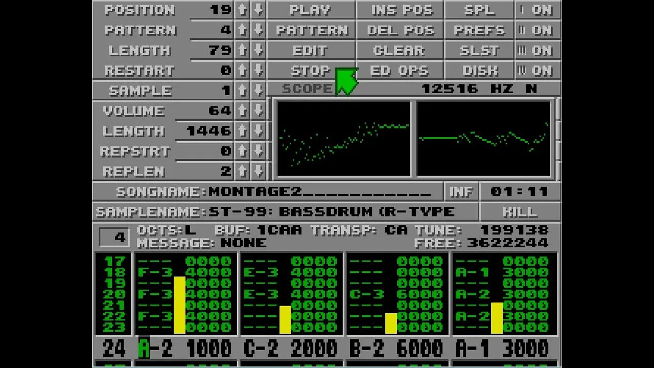 Atari ST Protracker Mods - Montage