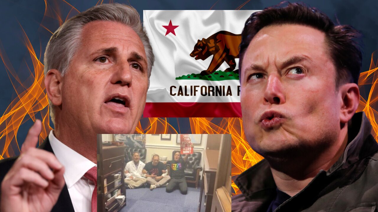 Elon Musk, X sues California | Leftist Storms House Speaker Kevin McCarthy's Office | Insurrection