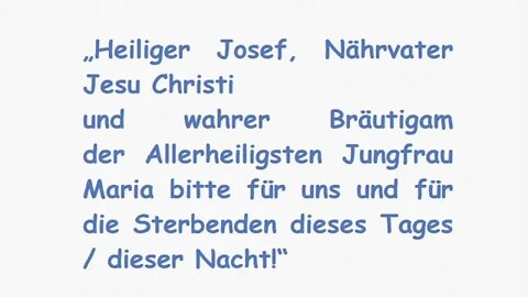 STELLVERTRETEND REUE ERWECKEN FÜR ALLE STERBENDEN