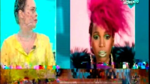 Datasmosh in live TV