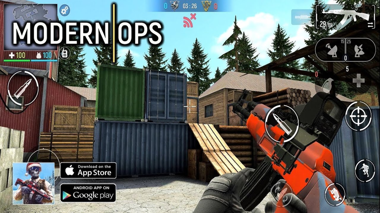 MODERN OPS : ONLINE FPS GAMEPLAY (Android) HD