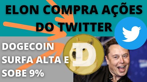 #DOGECOIN sobe com a compra de Elon Musk de Ações do TWITTER - 211