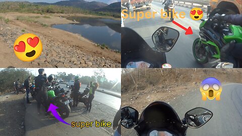 Morning Ride to Sinchan lake || Super Bike 😍 || 😱Oh My God😱