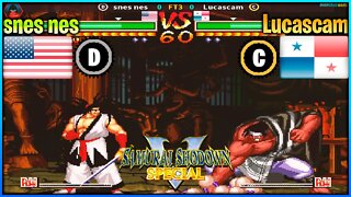 Samurai Shodown V Special (snes nes Vs. Lucascam) [U.S.A. Vs. Panama]