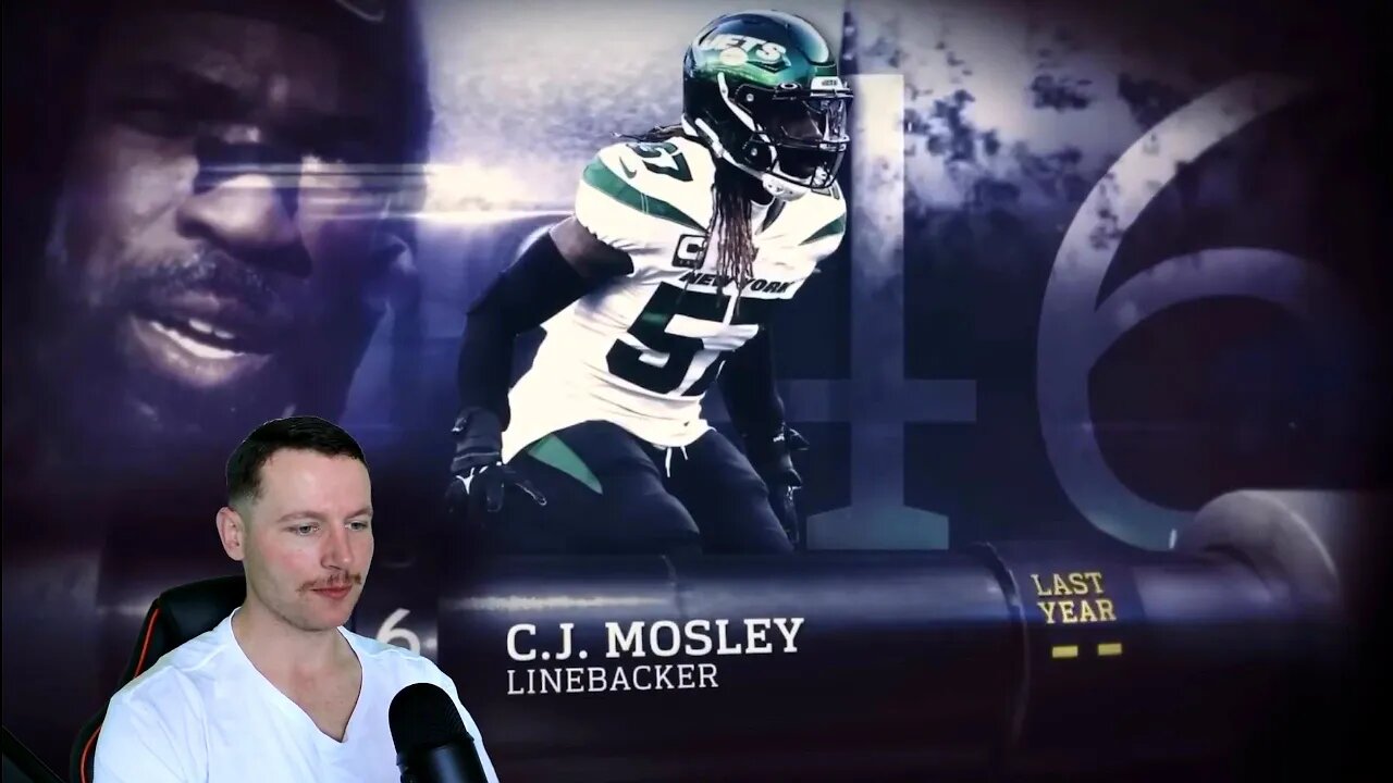 Rugby Player Reacts to C.J. MOSLEY (LB, Jets) #46 The Top 100 NFL Players of 2023