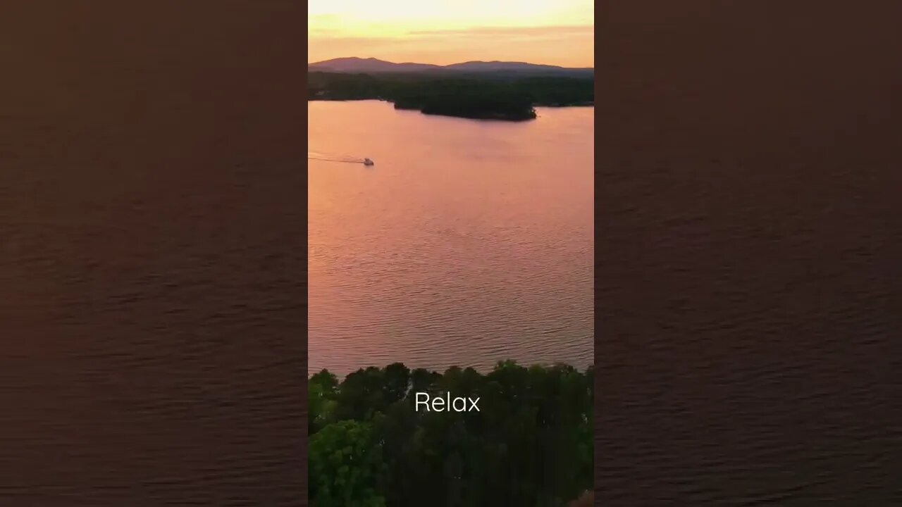 Sunset in Georgia Mtns #georgia #lakelanier #sunset