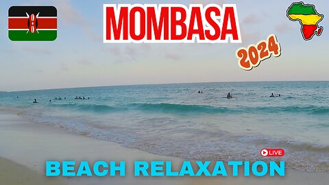🌅 Live Sunset at Mombasa Beach – Serenity by the Indian Ocean