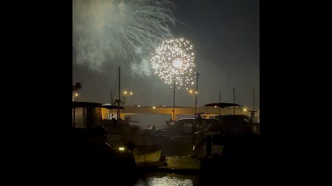 Fireworks at Flagler Park