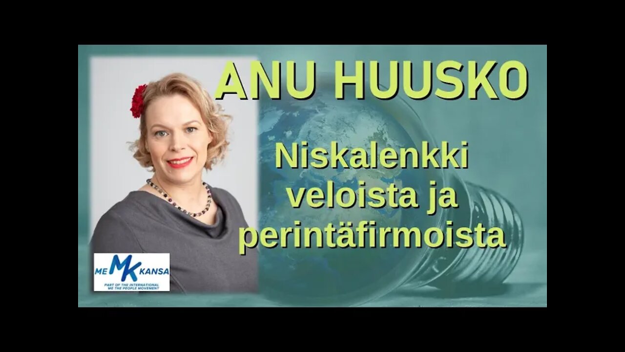 ATOMIstudio: Anu Huusko - Niskalenkki veloista ja perintäfirmoista. 29.3.22 klo 18