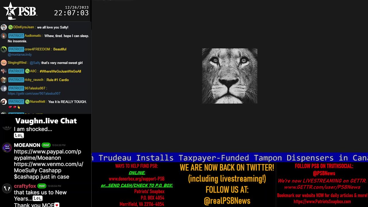 2023-12-26 22:00 EST - The MAGA Mullet Show: with MagaSwaga