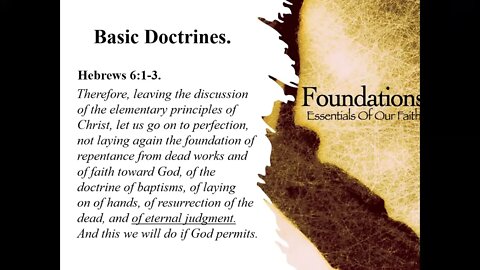 The Day of Atonement and Judgements