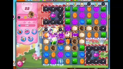 Candy Crush Level 5835 Talkthrough, 25 Moves 0 Boosters