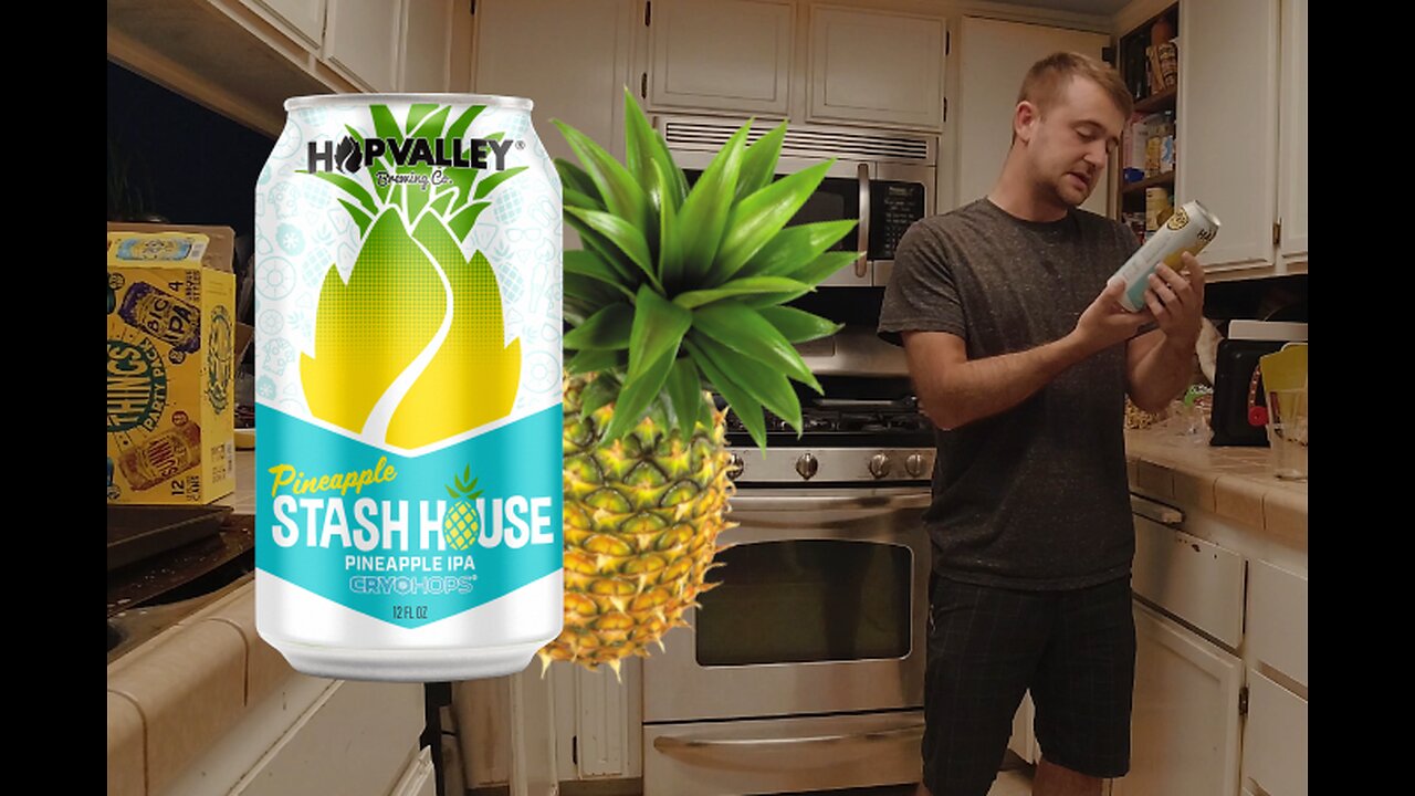 Reviewing Hop Valley Pineapple Stash House IPA #pineapple #ipa 🍍🍻