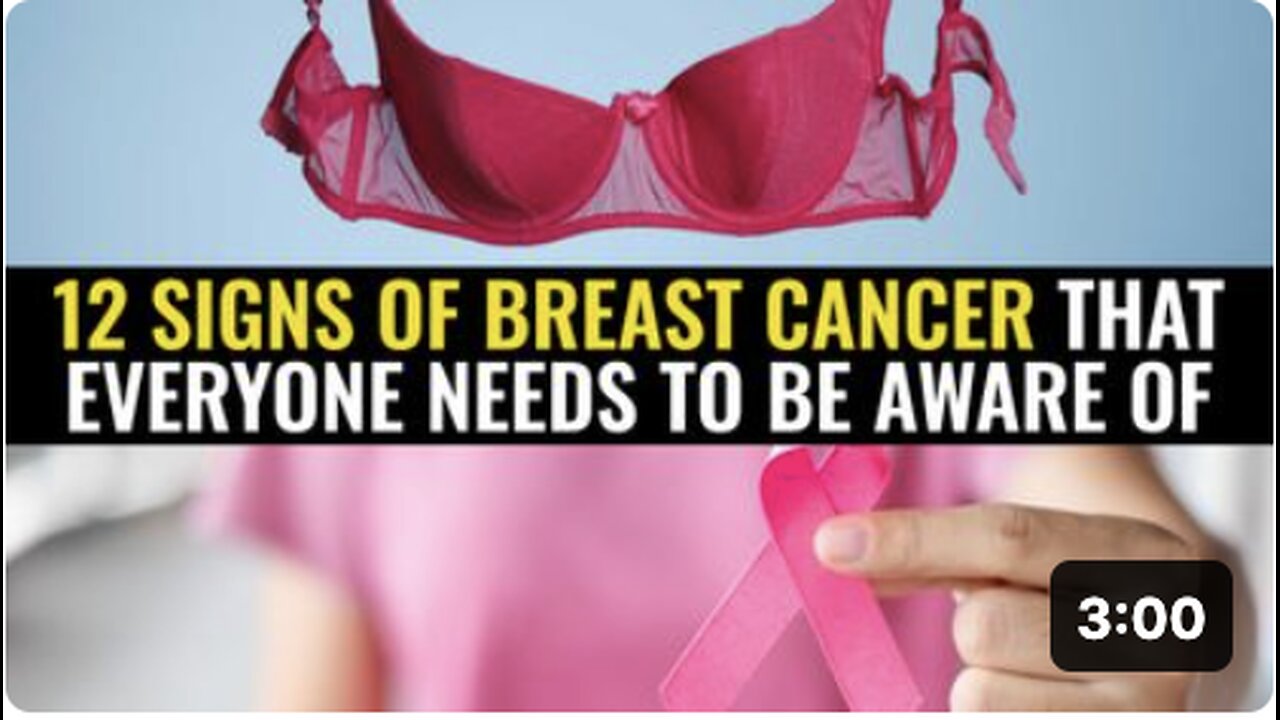 12 Signs of breast cancer that everyone needs to be aware of