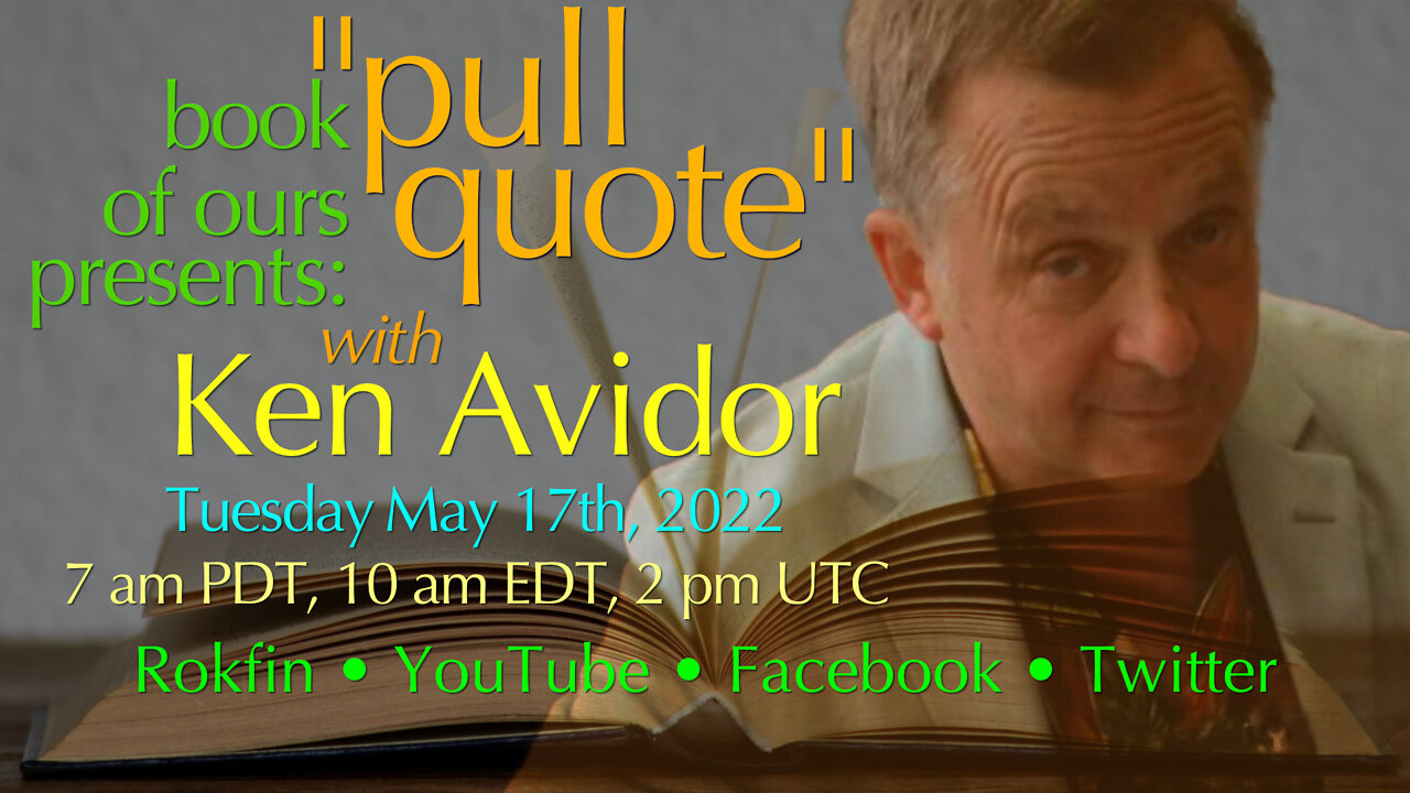 book of ours presents: "Pullquote" with sketch artist Ken Avidor