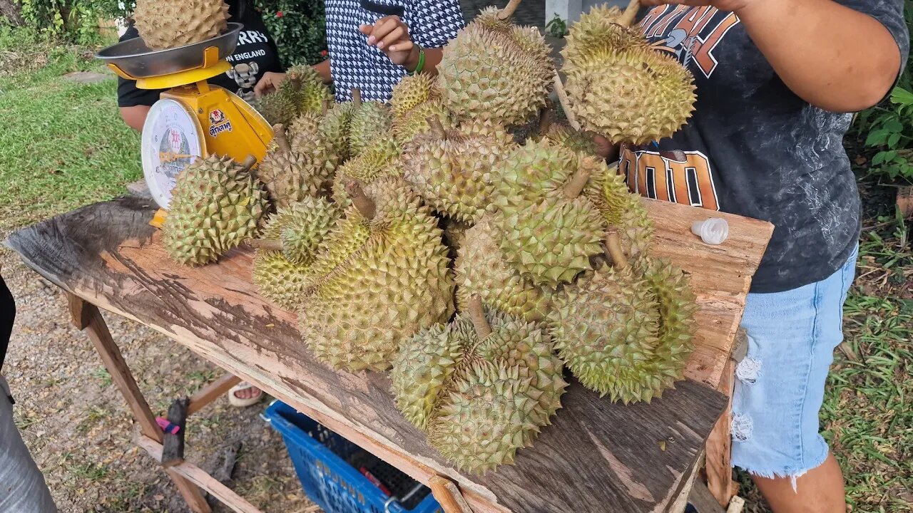 Tasting Durian for the very 1st time 🌱