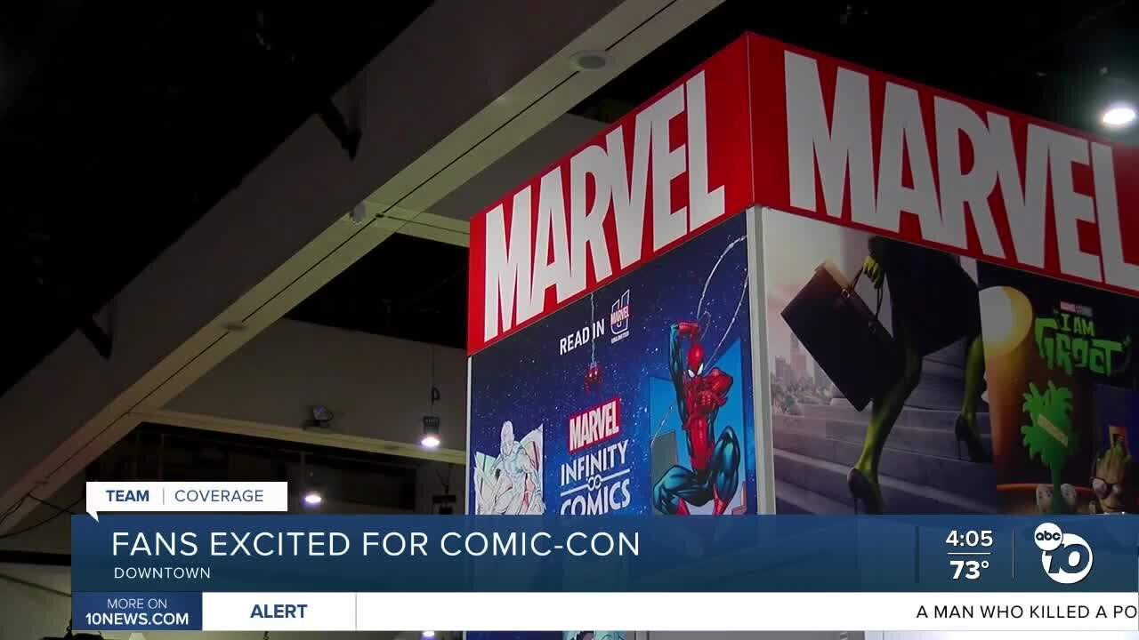 Fans excited for first day of Comic-Con