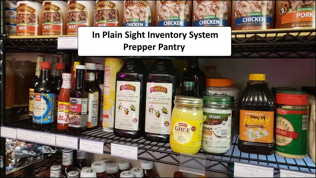 Prepper Pantry - In Plain Sight Inventory System