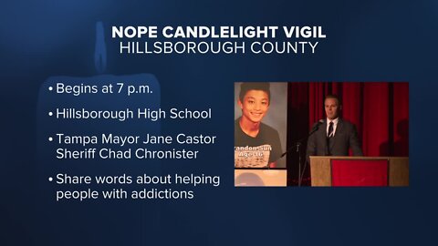 Hillsborough NOPE chapters holds annual candlelight vigil