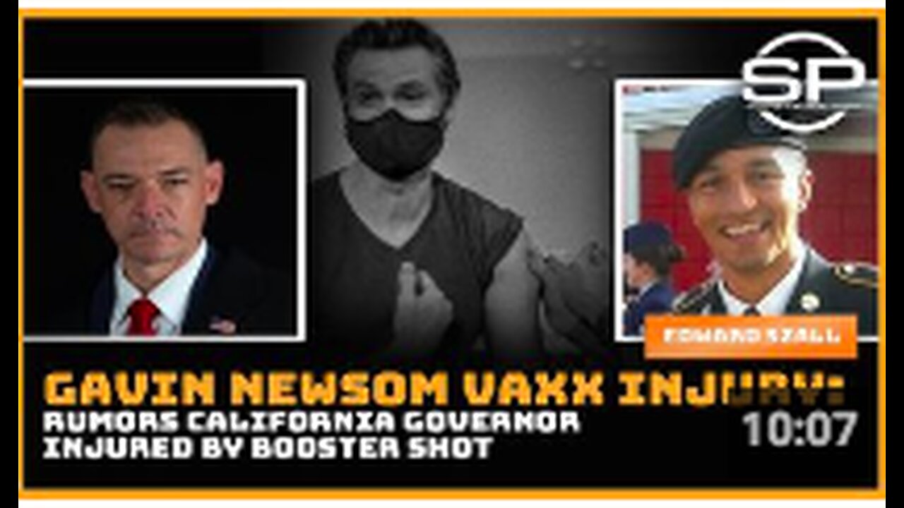 GAVIN NEWSOM VAXX INJURY: RUMORS CALIFORNIA GOVERNOR INJURED BY BOOSTER SHOT