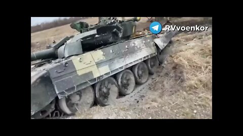 TANK WRECK IN OBLAST! RUSSIA UKRAINE WAR!