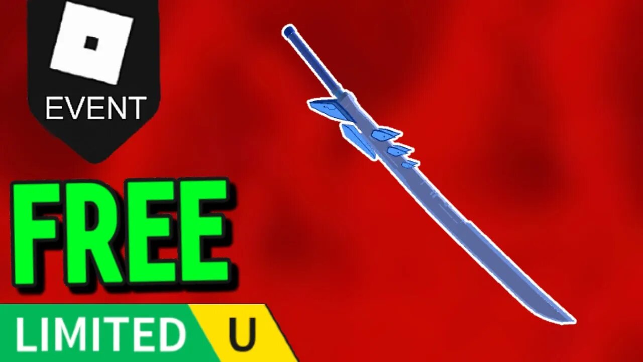 How To Get Blue Anime Back Sword (ROBLOX FREE LIMITED UGC ITEM)