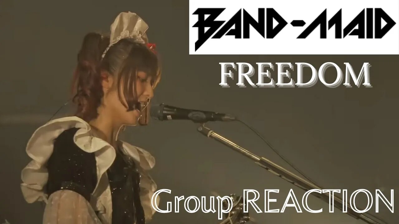 This is a Band Maid-Freedom !!!! Live Group Reaction!!! Bleeding Edge Reactions!!!