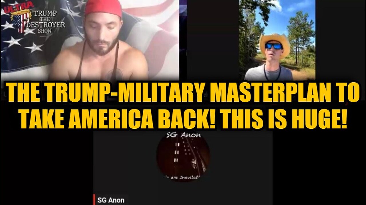 SG Anon, Derek Johnson & Ultra: The Trump-Military Masterplan to Take America Back! This Is HUGE!