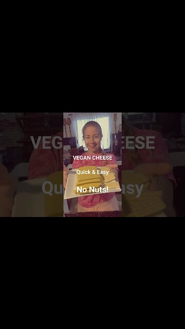 VEGAN CHEESE No Nuts ONLY 7 ingredients #vegancheese #recipe