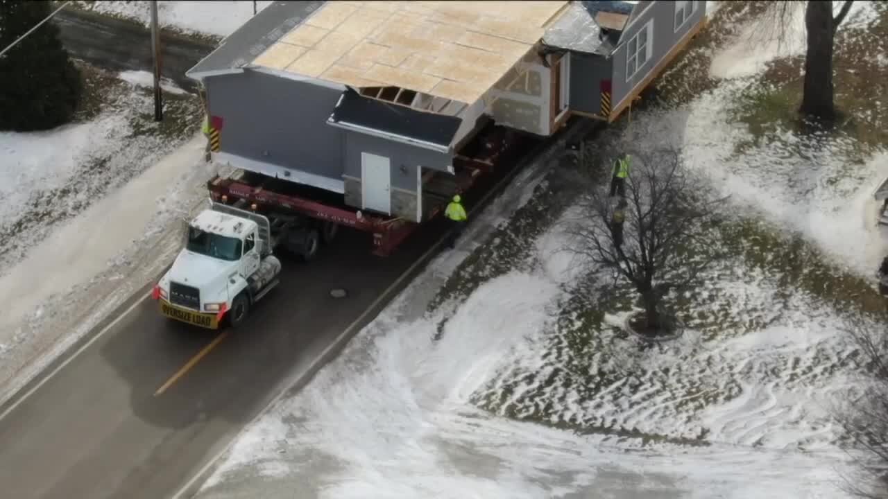 The last home in the Foxconn development is moving out